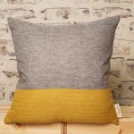 mustard and grey