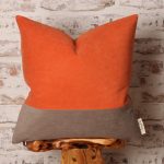 burnt orange and grey