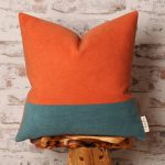 orange and teal