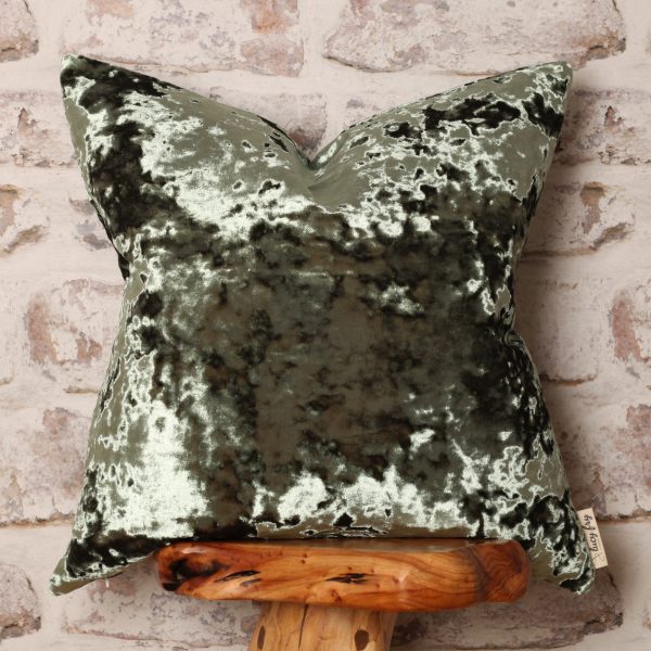 olive green cushion cover