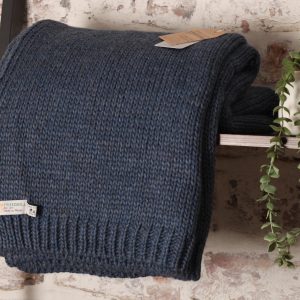 tweedmill textiles ltd grey blue slate wool alpaca throw