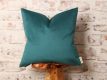 teal pillow cover